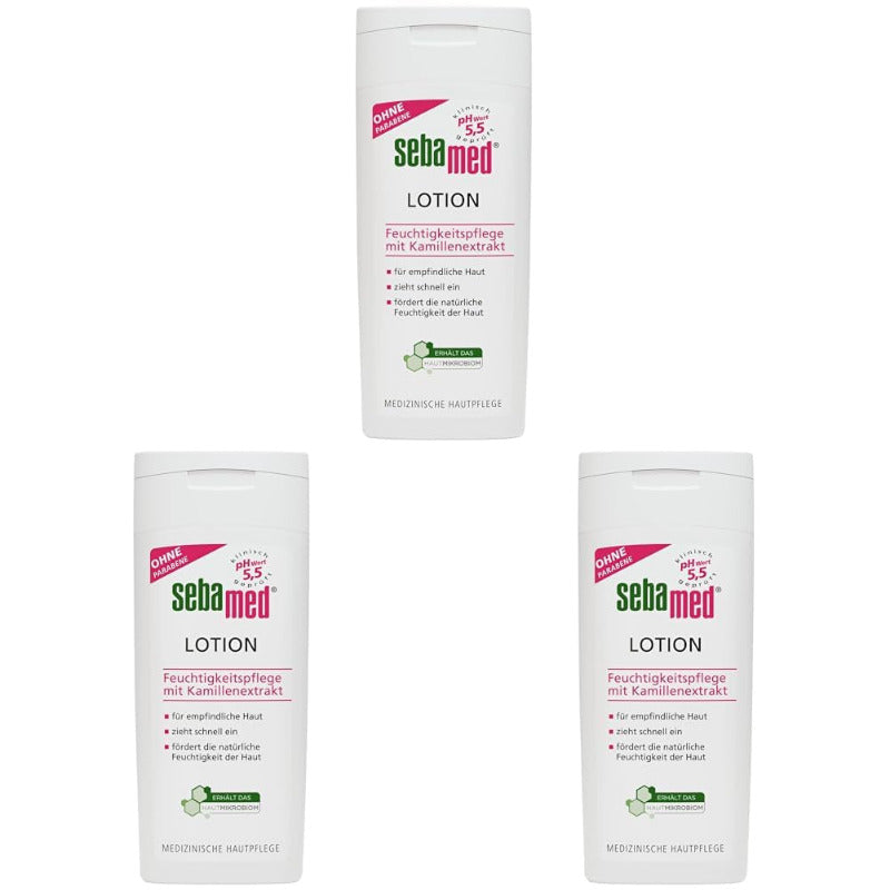 SEBAMED Lotion 200 ml – Triple Pack for Deep Hydration & Radiant Skin