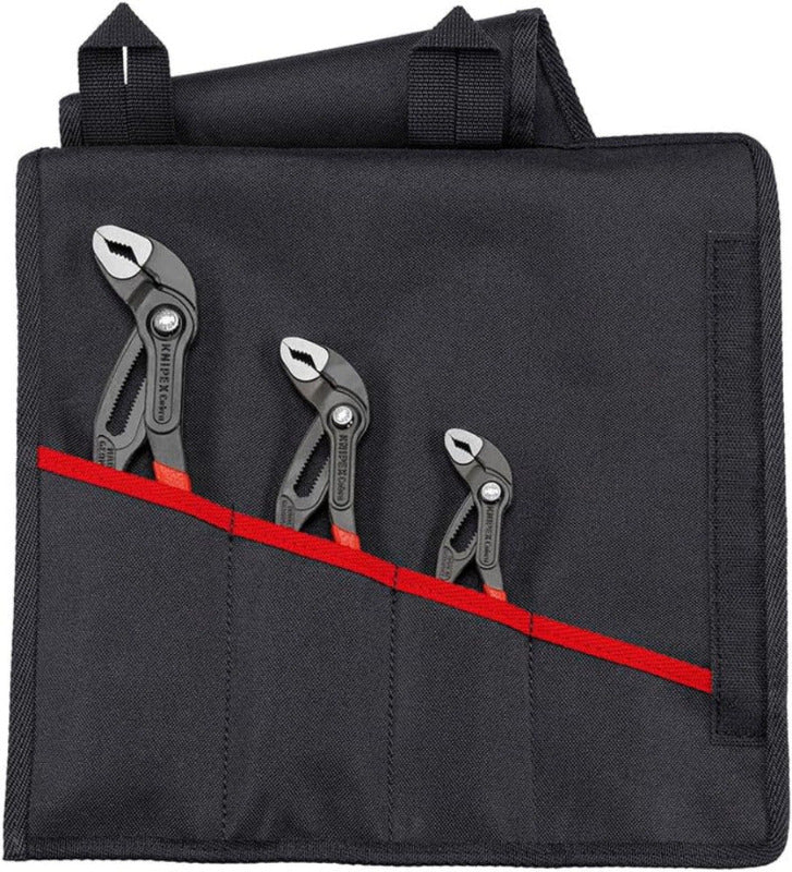 KNIPEX Cobra Pliers Set – 3-Piece Water Pump Pliers Kit (87 01 125, 87 01 180, 87 01 250) – 330 mm | Model 00 19 55 S8
