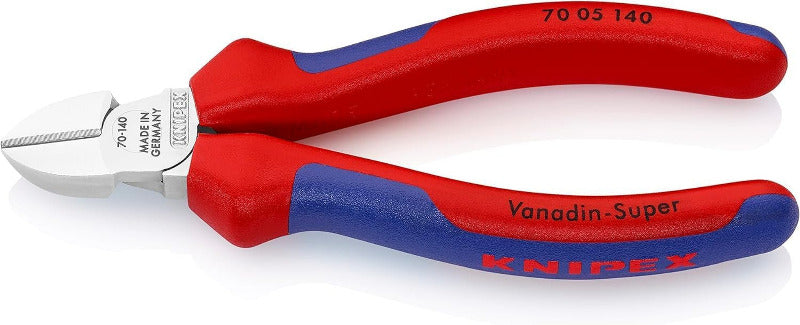 KNIPEX 70 02 160 Side Cutter with Comfort Grips – 160mm Black Atramentized