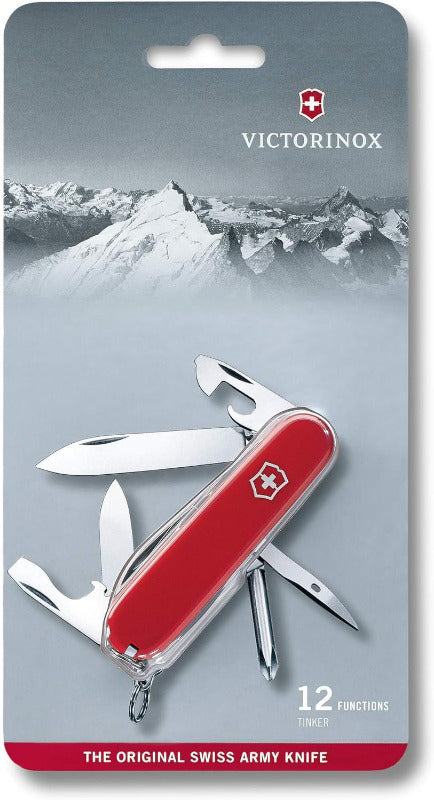 VICTORINOX Tinker Swiss Army Knife – 12-Function Pocket Multitool for Everyday Use
