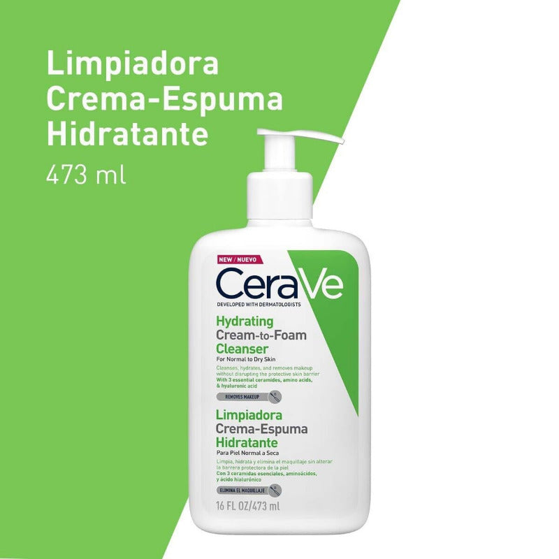 CeraVe Hydrating Cleanser for Normal to Dry Skin – 473 ml
