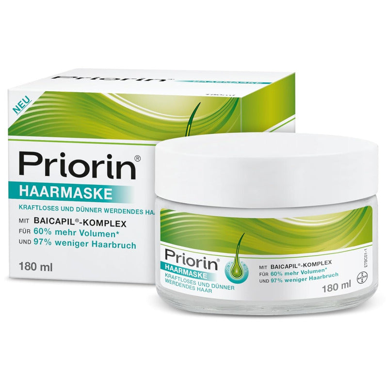 PRIORIN Hair Mask – Intensive Repair Treatment for Weak & Brittle Hair – 3-Month Supply