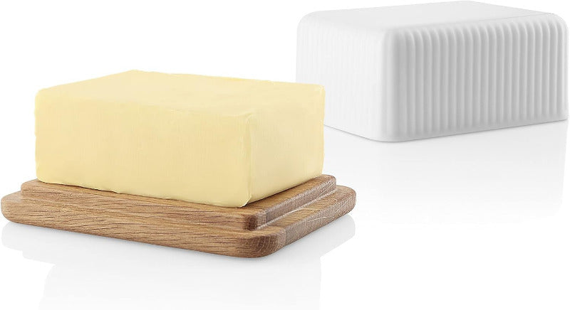 Eva Trio Legio Nova Butter Dish with Wood Lid