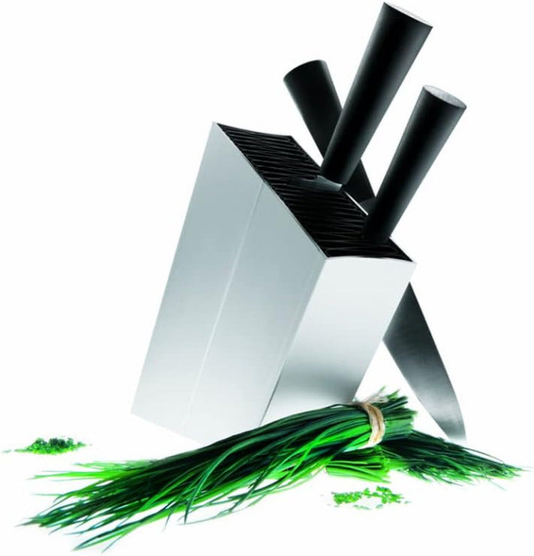EVA SOLO Angled Knife Block Stylish and Space-Saving Knife Storage
