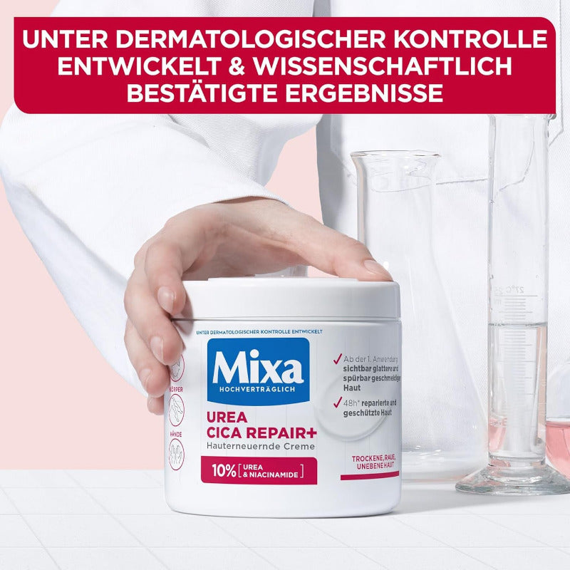 MIXA Urea Cica Repair+ Cream with Urea & Niacinamide – 400ml