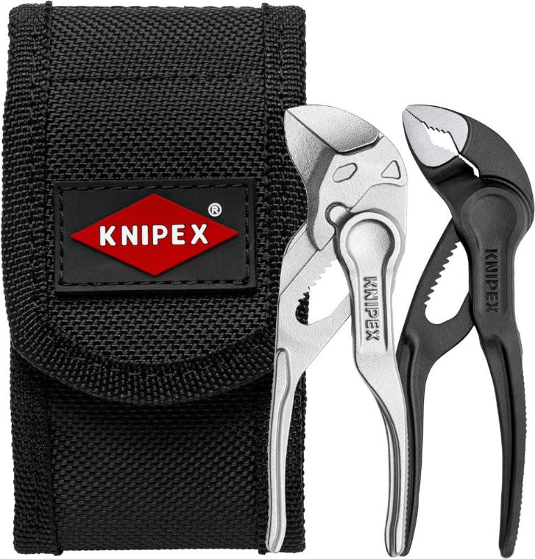 KNIPEX Mini Pliers Set XS | 87 00 100 & 86 04 100 – Compact Power Tools for Precision Work