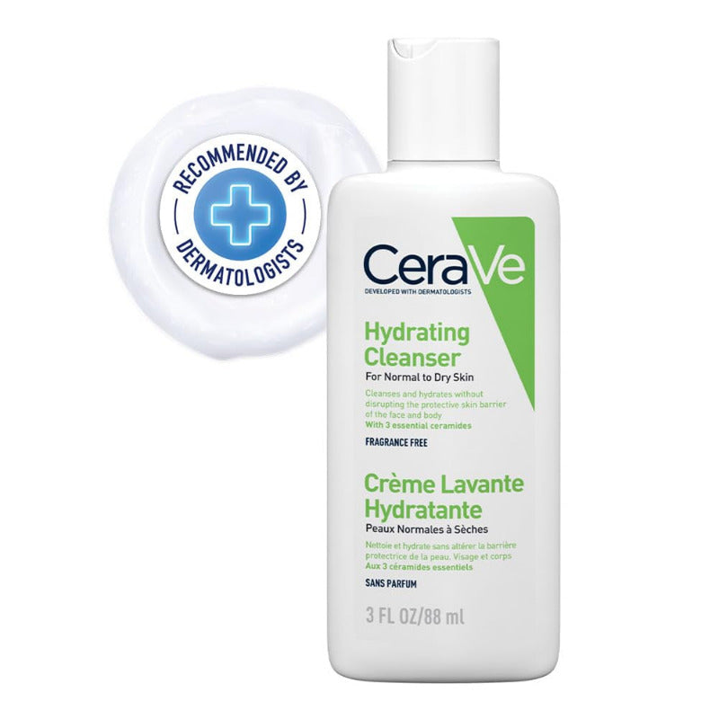 Cerave Reinigungslotion Mit Pumpspender, Reinigungscreme Für Gesicht Und Körper, Mit Hyaluron Und 3 Essenziellen Ceramiden, Geeignet Bei Neurodermitis, 473 Ml