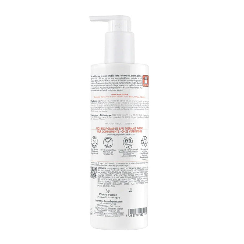 Avene Xeracalm Nutrition Moisturizing Lotion for Dry Sensitive Skin 400ml