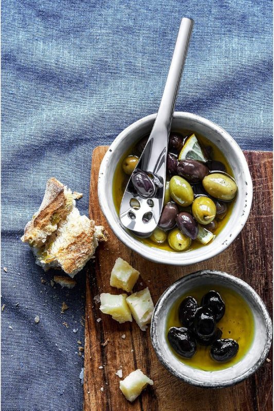 WMF Nuova Perforated Serving Spoon 16 cm – Olive & Caper Spoon