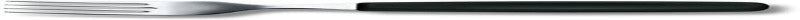 Victorinox Classic, Profi Tafelbesteck, 24-Teilig, Extra Scharfe Klinge, Wellenschliff, 11 Cm, Rostfreier Stahl, Schwarz
