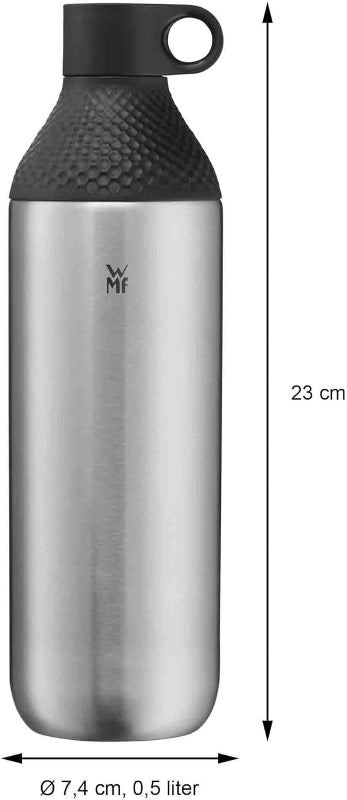 WMF Water Can Stainless Steel Drinking Bottle 750 ml – Leak-Proof and BPA-Free