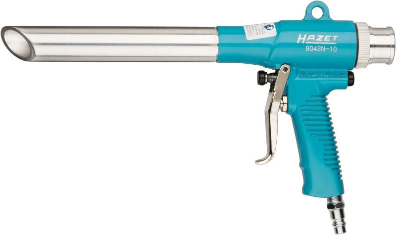 HAZET Saug-/ Blaspistole 9043N-10 I Praktische Einhandumschaltung, Mit Metallgehäuse, Vakuumlevel: 7,5 Mmhg I Zum Absaugen Von Schmutz in Den Staubbeutel Sowie Ausblasen Von Oberflächen
