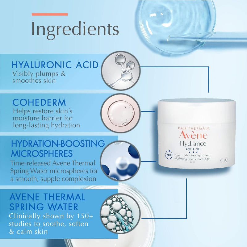 Avène Hydrance Aqua Gel-Creme, 50 Ml