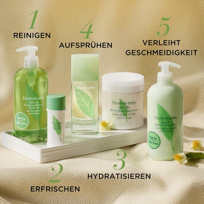 Elizabeth Arden - Green Tea, Erfrischende Körperlotion Mit Grüntee-Extrakt-Duft, Feuchtigkeitsspendend Und Regenerierend, Belebt Die Sinne, Seidig Glatte Haut