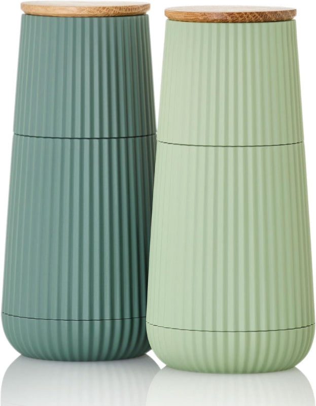 ADHOC MP150 Scape Salt & Pepper Mill Set – Black & White