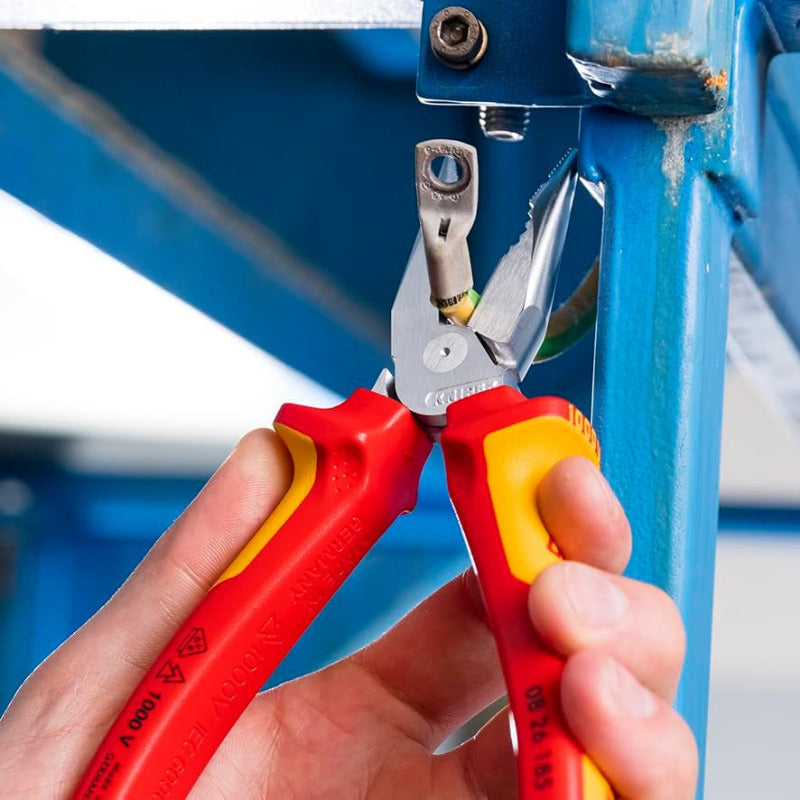 KNIPEX 08 26 185 VDE Needle‑Nose Combination Pliers – 185 mm