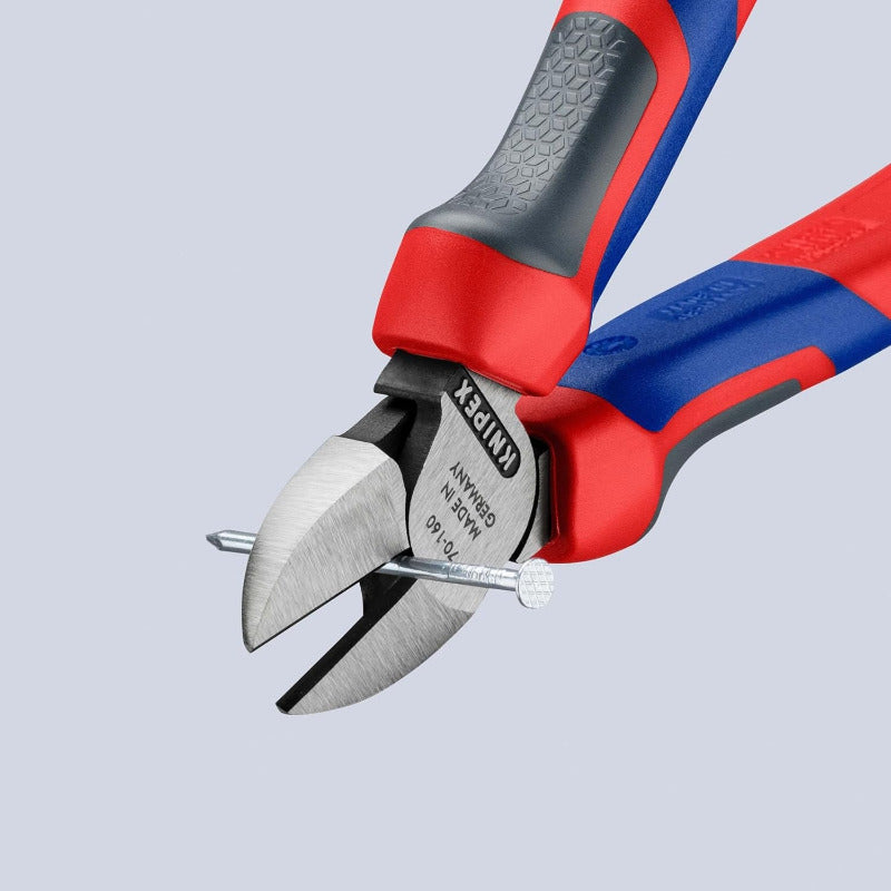 KNIPEX 70 02 160 Side Cutter with Comfort Grips – 160mm Black Atramentized