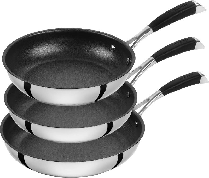 CORNELIA POLETTO by ZWILLING Stainless Steel Frying Pan – 28 cm | Diamond Non-Stick, Induction-Ready