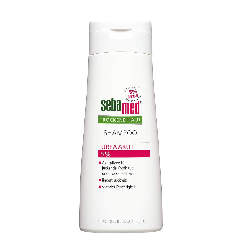 SEBAMED Urea Acute 5% Shampoo – Intense Relief for Dry, Itchy Scalp (200 ml)