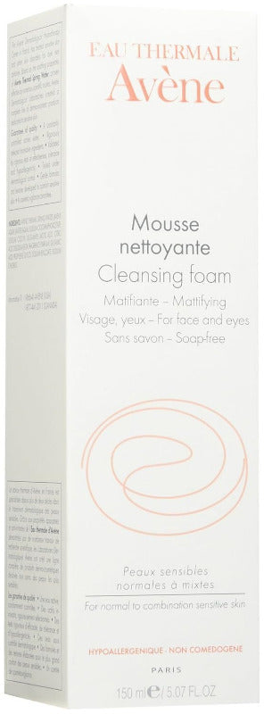 Avene Reichhaltiger Reinigungsreinigungsschaum Zur Straffung Der Poren Für Gesicht Und Augen Für Unisex-Erwachsene