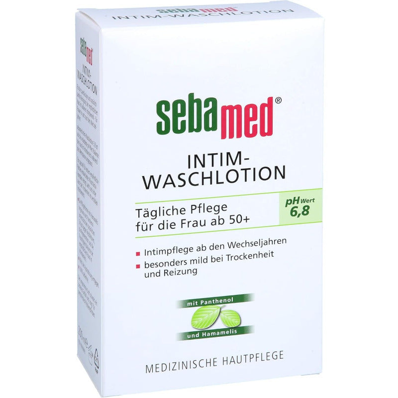 SEBAMED Intim Waschlotion pH 6.8 – For Women 50+ - 200ml for Mature Skin