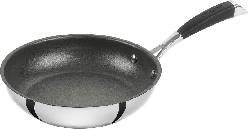 CORNELIA POLETTO by ZWILLING Stainless Steel Frying Pan – 28 cm | Diamond Non-Stick, Induction-Ready