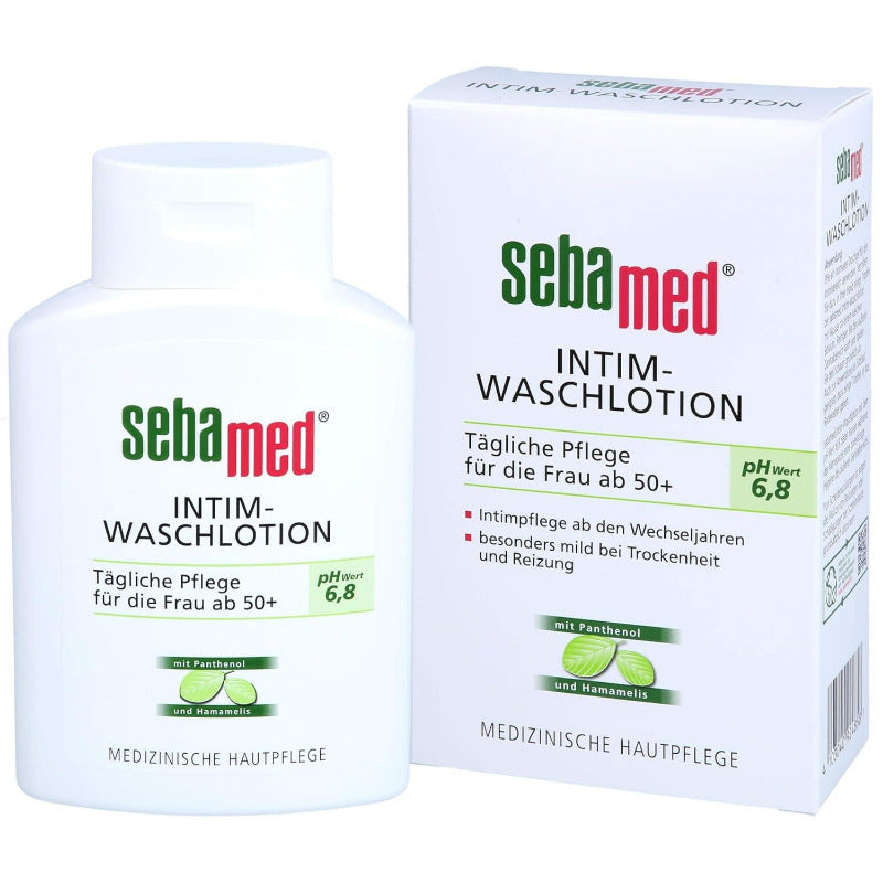 SEBAMED Intim Waschlotion pH 6.8 – For Women 50+ - 200ml for Mature Skin