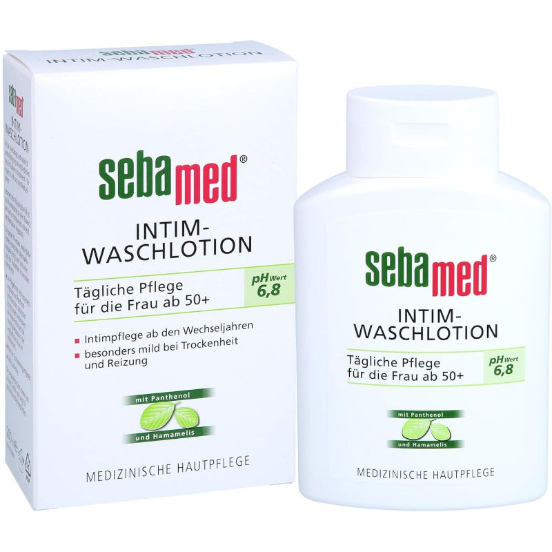 SEBAMED Intim Waschlotion pH 6.8 – For Women 50+ - 200ml for Mature Skin