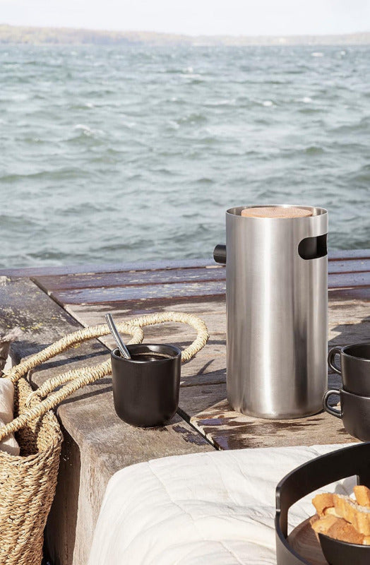 EVA SOLO Nordic Kitchen Pump Thermos Jug – 1.8 L Steel