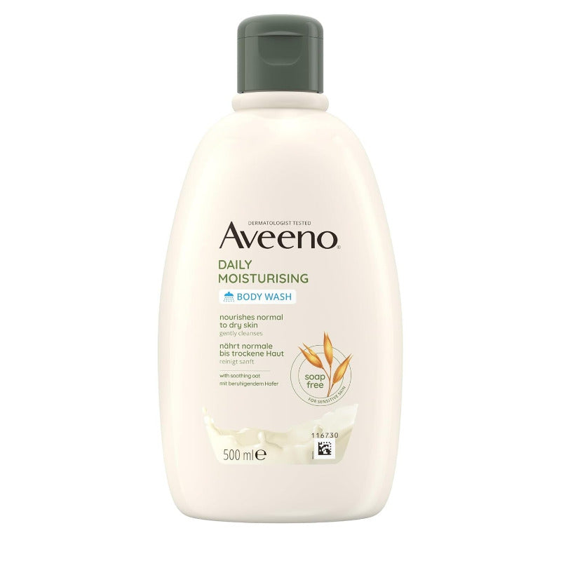 Aveeno Skin Relief Feuchtigkeitsspendendes Duschgel (500Ml) Parfümfreie Pflegedusche Für Sehr Trockene Und Empfindliche Haut Mit Beruhigendem Hafer