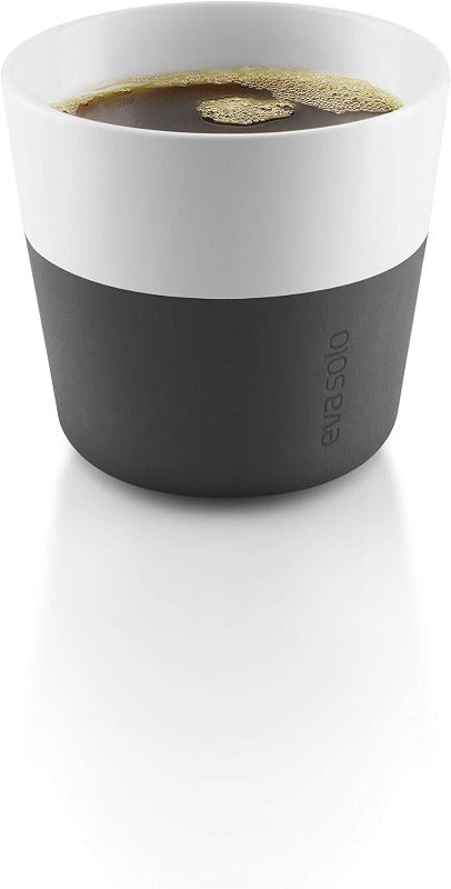 EVA SOLO Lungo Coffee Cups – Set of 2 × 230 ml (Grey)