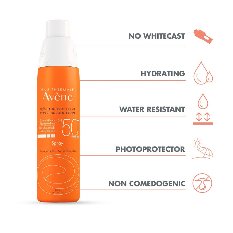 Avène Sunsitive Sonnenspray SPF 50+ 200 Ml