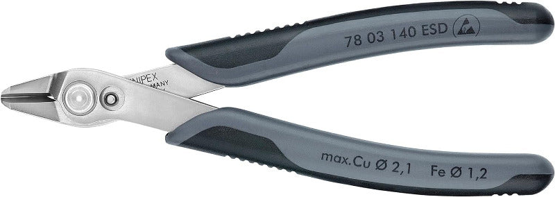 KNIPEX 78 61 125 ESD Electronic Super Knips – 125 mm Precision Diagonal Cutter