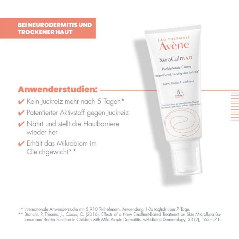 Pierre Fabre Dermo Kosmetik Gmbh Xeracalm A.D Cream, Hypoallergen, Für Empfindliche Haut, 200 Ml