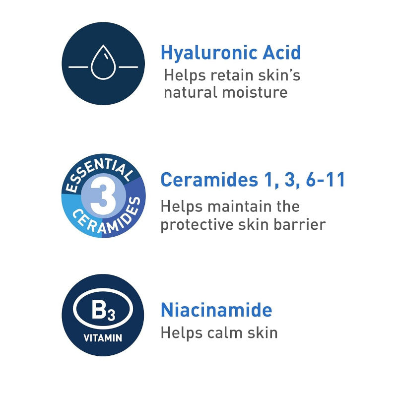 Cerave Schäumende Gesichtsreinigung, 473 Ml, Für Die Tägliche Anwendung, Normale Bis Ölige Haut, Cleansing