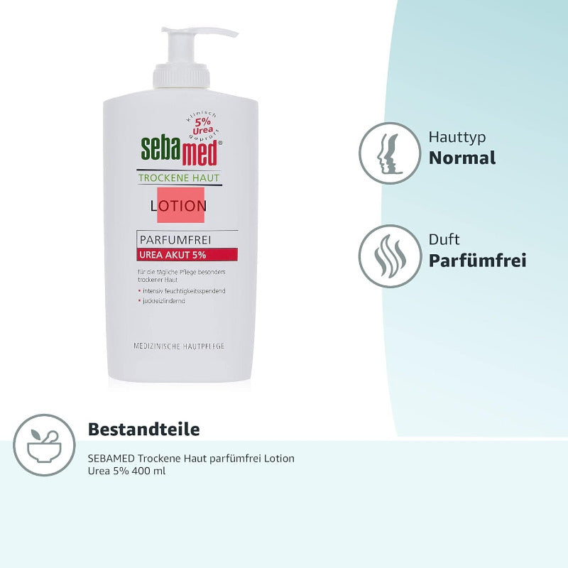 SEBAMED Dry Skin Acute Urea 5% Lotion for Very Dry and Itchy Skin