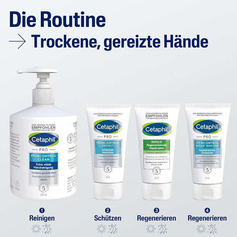CETAPHIL Repair Regenerating Hand Cream 50ml – For Dry, Sensitive & Overworked Hands