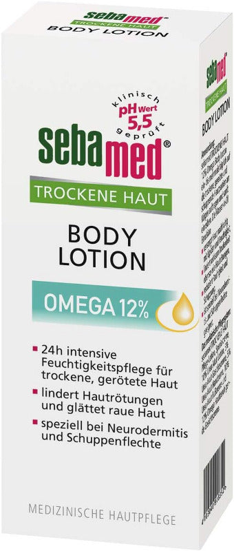 SEBAMED Omega 12% Body Lotion 200ml – Intensive Nourishing Care for Very Dry Skin