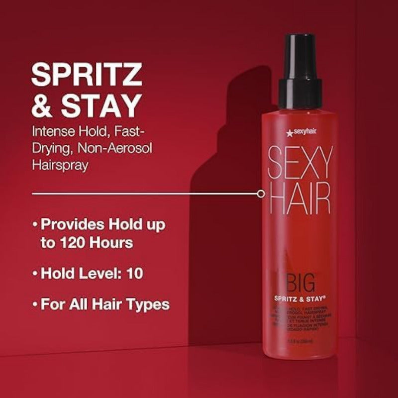 SEXY HAIR Big Spritz & Stay Intense Hold Hair Spray – 250 ml
