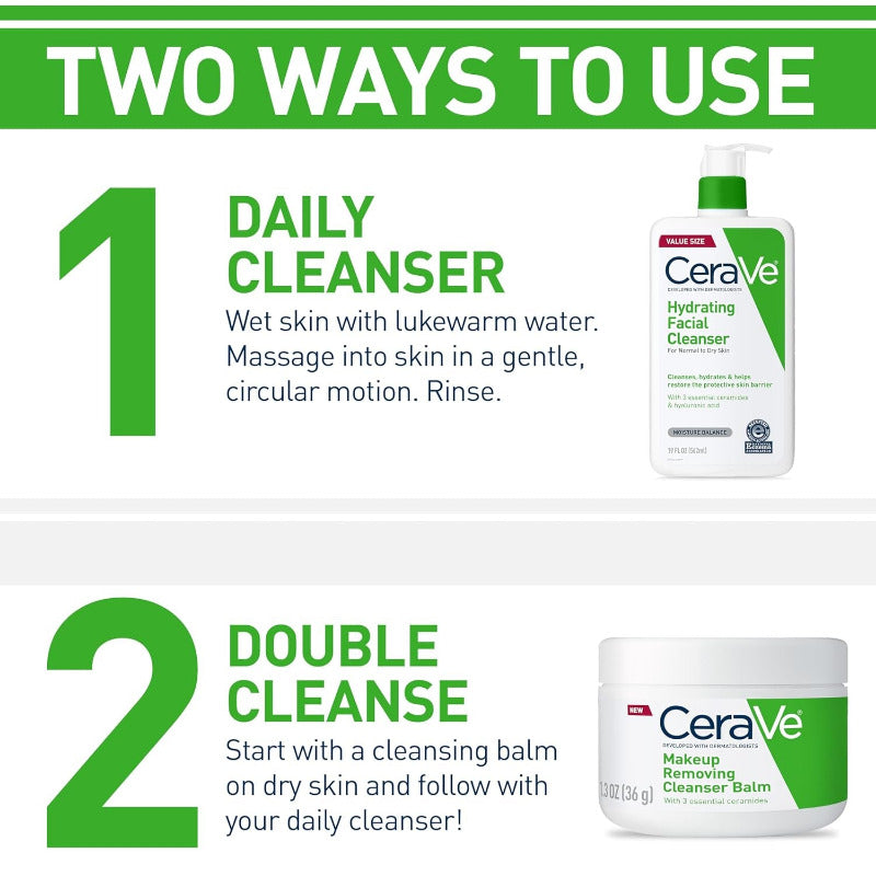 Cerave Hydrating Cleanser Lotion with Pump – 473 ml