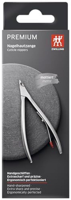 ZWILLING Premium Cuticle Nipper – 100 mm, Hypoallergenic Stainless Steel, Silver