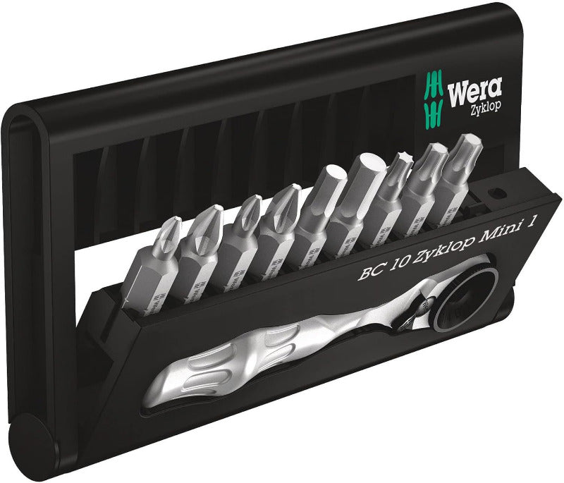 Wera Bit-Sortiment Bit-Check 10 Zyklop Mini 1, 10-Teilig, 05073645001