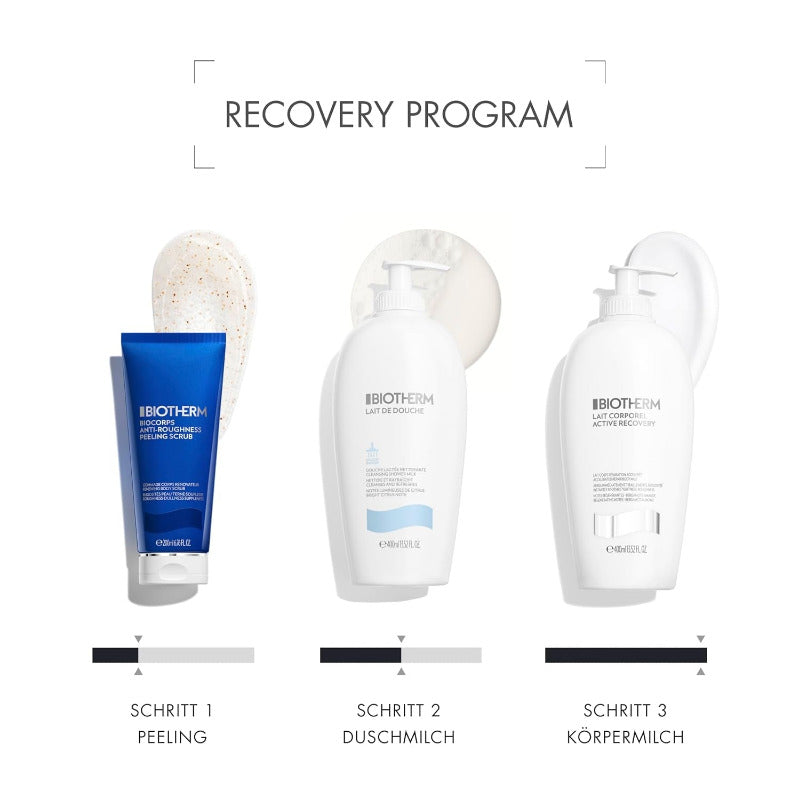 Biotherm Lait Corporel Active Recovery Bodylotion, Intensive Feuchtigkeitspflege Für Alle Hauttypen, Beruhigende Körperpflege, 400Ml