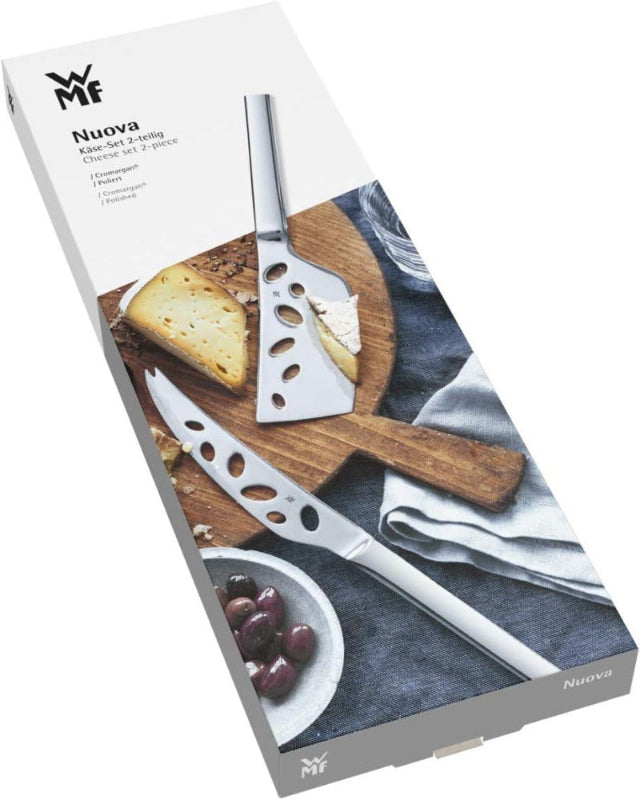WMF Nuova Cheese Knife Set – 2-Pieces for Soft & Hard Cheese