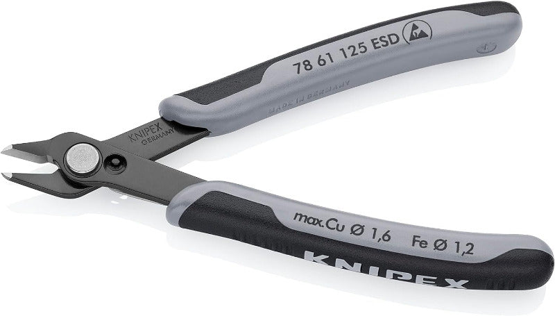 KNIPEX 78 61 125 ESD Electronic Super Knips – 125 mm Precision Diagonal Cutter