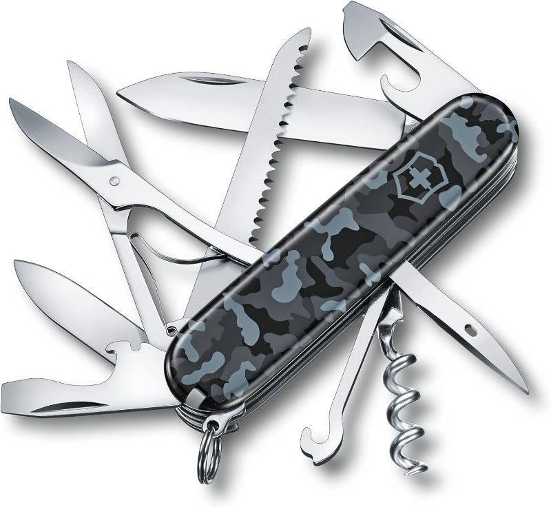 Victorinox Huntsman Swiss Army Knife – 15 Function Multitool
