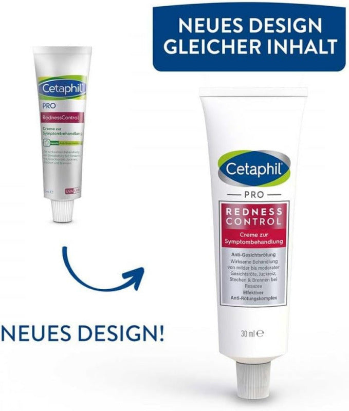 CETAPHIL RednessControl Cream 30ml – Soothing Facial Moisturizer for Sensitive Skin