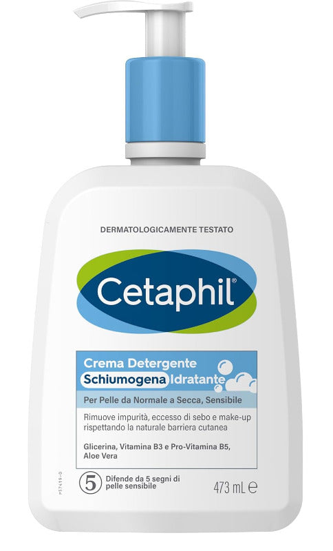 Cetaphil Hydrating Foaming Cleanser for Normal, Dry & Sensitive Skin 473ml