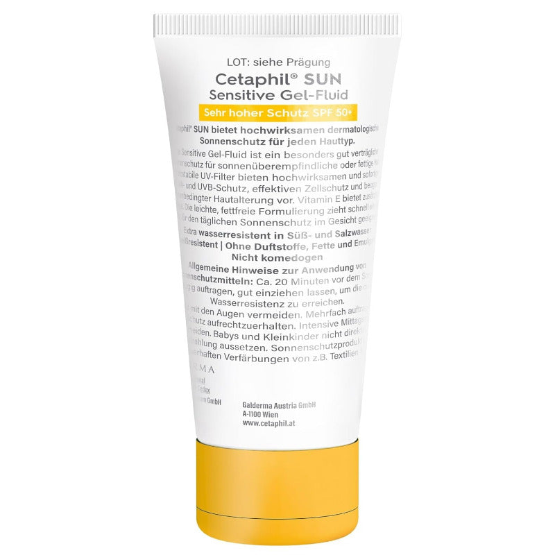CETAPHIL SUN Sensitive Gel-Fluid SPF 50+ | 50ml