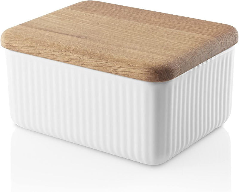 Eva Trio Legio Nova Butter Dish with Wood Lid